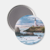 Pigeon Point Lighthouse Magnet (Vorderseite/Rückseite)