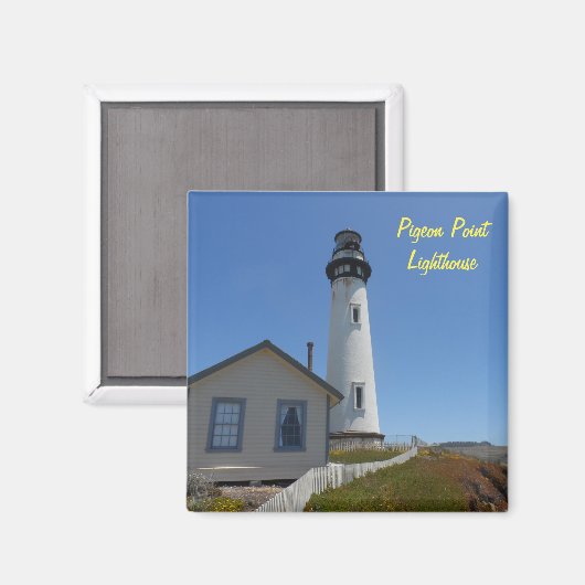Pigeon Point Lighthouse Magnet (Vorderseite/Rückseite)