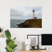Pigeon Point Lighthouse Poster (Heimbüro)
