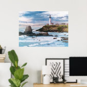 Pigeon Point Lighthouse Poster (Heimbüro)