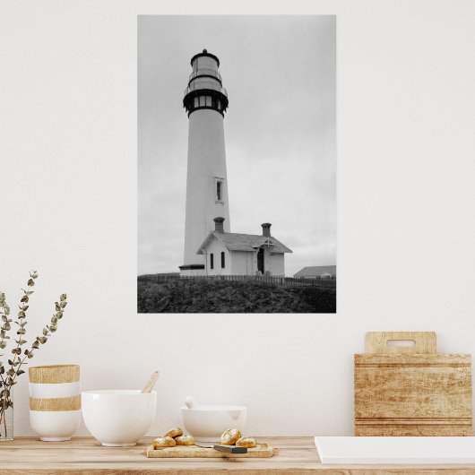 Pigeon Point Lighthouse Poster (Küche)
