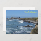 Pigeon Point Lighthouse Postkarte (Vorne/Hinten)