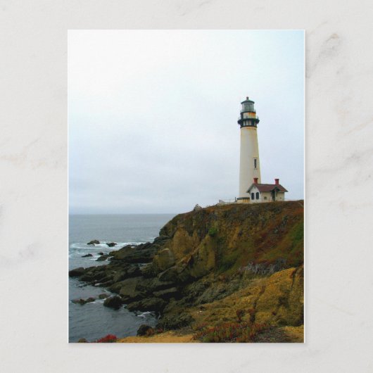 Pigeon Point Lighthouse Postkarte (Vorderseite)