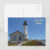 Pigeon Point Lighthouse Postkarte (Vorne/Hinten)