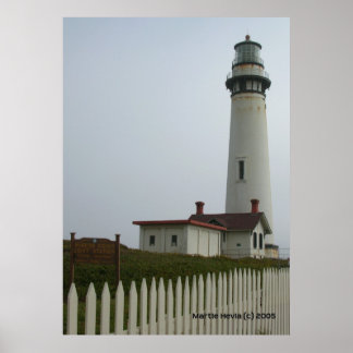 Pigeon Point Lighthouse Print Poster