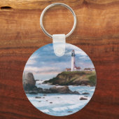 Pigeon Point Lighthouse Schlüsselanhänger (Vorderseite)