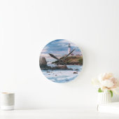 Pigeon Point Lighthouse Wall Clock Runde Wanduhr (Zuhause)