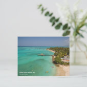 Pigeon Point Tobago Postkarte (Stehend Vorderseite)