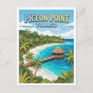 Pigeon Point Trinidad und Tobago Postkarte