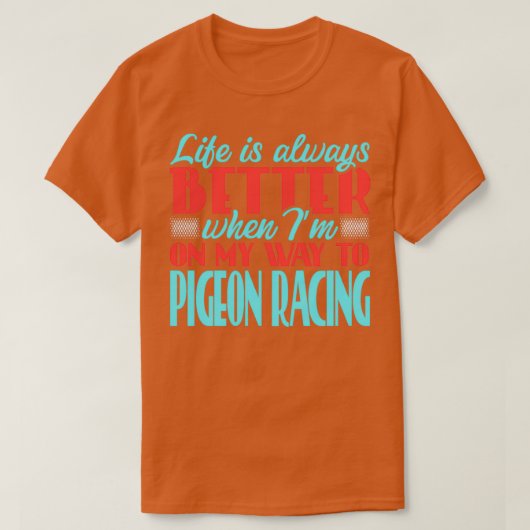 Pigeon Racing 13 T-Shirt (Design vorne)