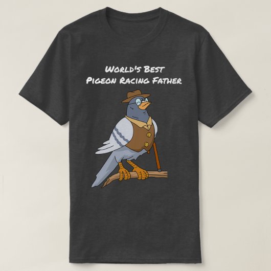 Pigeon Racing gibt Men Fatherx27s Day Pige T-Shirt (Design vorne)