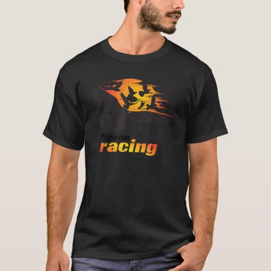 Pigeon Racing Shirt Classic Bird Racers T Shirt Gi (Vorderseite)