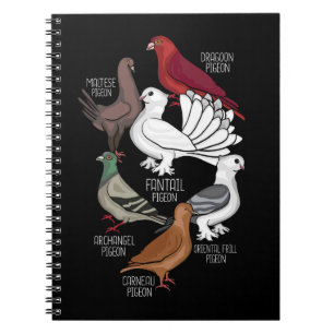 Pigeon Reds King Pigeon Lover Men Tauben Notizblock