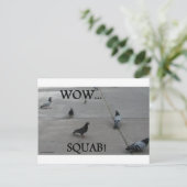 PIGEON SPASS POSTKARTE (Stehend Vorderseite)