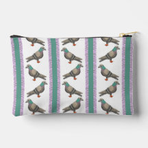 Pigeon Streifen Zipper Pouch