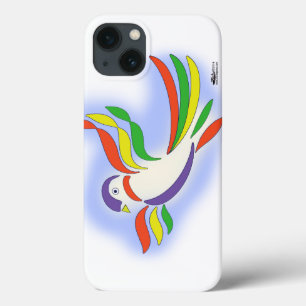 Pigeon Stylized Bird iPhone 13 Hülle