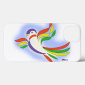 Pigeon Stylized Bird Case-Mate iPhone Hülle (Rückseite (Horizontal))