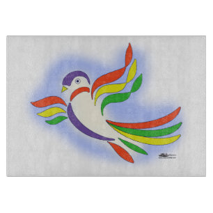 Pigeon Stylized Bird Schneidebrett