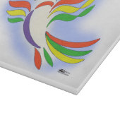 Pigeon Stylized Bird Schneidebrett (Ecke)