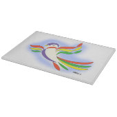 Pigeon Stylized Bird Schneidebrett (Ecke)