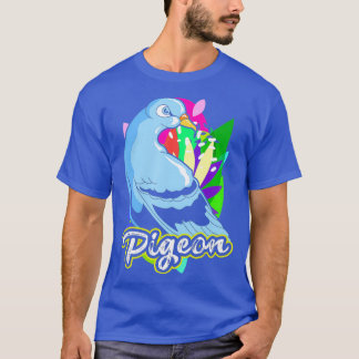 Pigeon T Shirt Flower Mom Mother