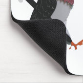 Pigeon Über Stadt Mousepad (Ecke)