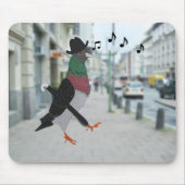 Pigeon Über Town Funny Mousepad (Vorne)