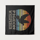 Pigeon Whisperer Wandteppich (Vorderseite (Horizontal))