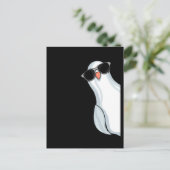 Pigeon White King Fencing Men Pigeon Racing Taube Postkarte (Stehend Vorderseite)