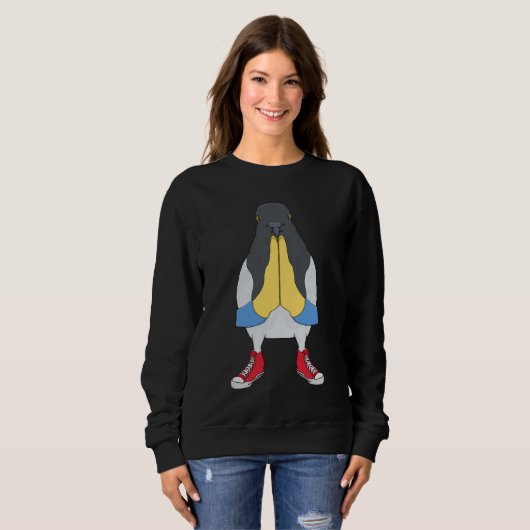 Pigeon with Shoes Sweatshirt (Vorne ganz)
