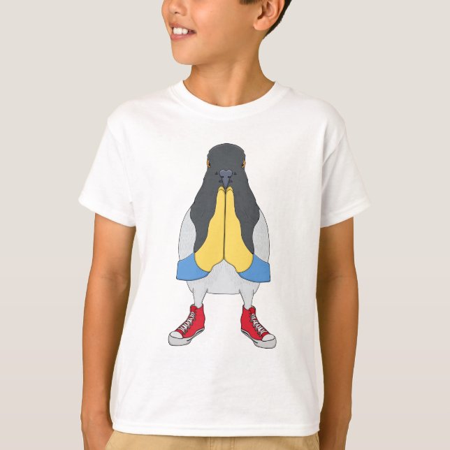 Pigeon with Shoes T-Shirt (Vorderseite)