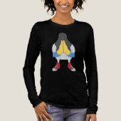 Pigeon with Shoes Tri-Blend Shirt (Vorderseite)