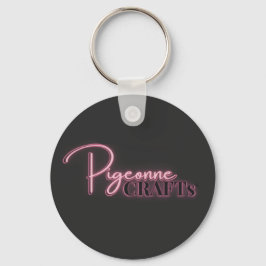 Pigeonne Crafts Logo– Keychain Schlüsselanhänger