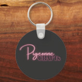Pigeonne Crafts Logo– Schlüsselanhänger (Vorderseite)