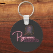 Pigeonne Crafts Logo v2 – Keychain Schlüsselanhänger (Vorderseite)