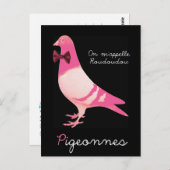 Pigeonnes - On m'appelle Roudoudou Postkarte (Vorne/Hinten)