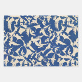 Pigeons in white and blue Rijksmuseum Amsterdam Geschenkpapier Set (Vorderseite 2)