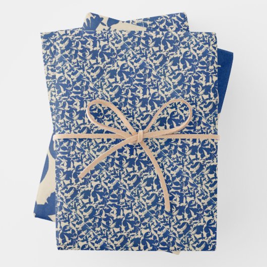 Pigeons in white and blue Rijksmuseum Amsterdam Geschenkpapier Set (Beispiel)