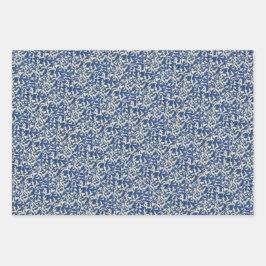 Pigeons in white and blue Rijksmuseum Amsterdam Geschenkpapier Set