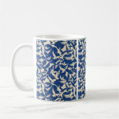 Pigeons in white and blue Rijksmuseum Amsterdam Kaffeetasse (Links)