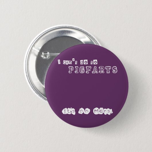 Pigfarts Button (Vorne & Hinten)