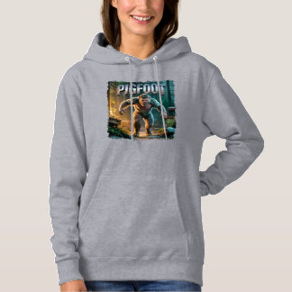 Pigfoot Fotocombo Creature Funny Hoodie