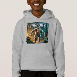 Pigfoot Fotocombo Creature Funny Hoodie