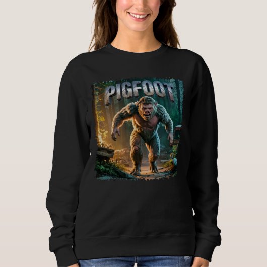 Pigfoot Fotocombo Creature Funny Sweatshirt (Vorderseite)