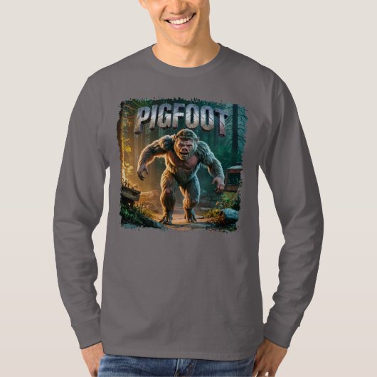 Pigfoot Fotocombo Creature Funny T-Shirt (Vorderseite)