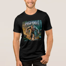 Pigfoot Fotocombo Creature Funny Tri-Blend Shirt