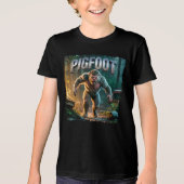 Pigfoot Fotocombo Creature Funny Tri-Blend Shirt (Vorderseite)