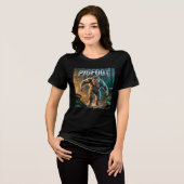 Pigfoot Fotocombo Creature Funny Tri-Blend Shirt (Vorderseite voll)