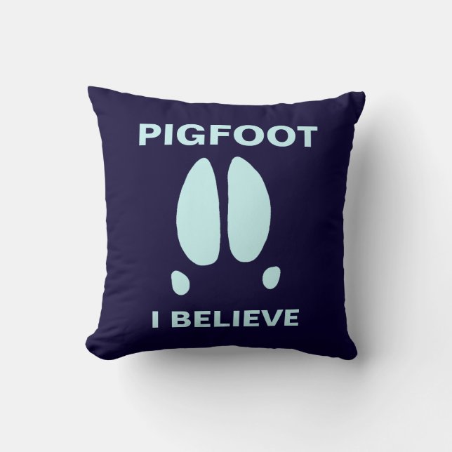 Pigfoot - Ich glaube Kissen (Vorderseite)