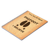 Pigfoot - Ich glaube Notizblock (Linke Seite)